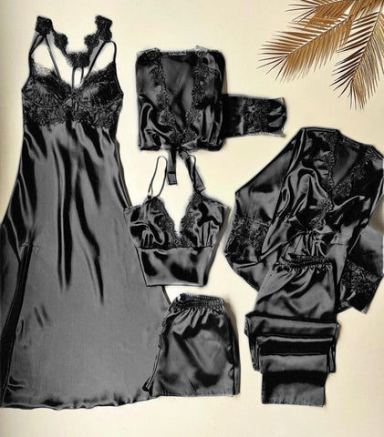 5 PIECES NIGHT DRESS