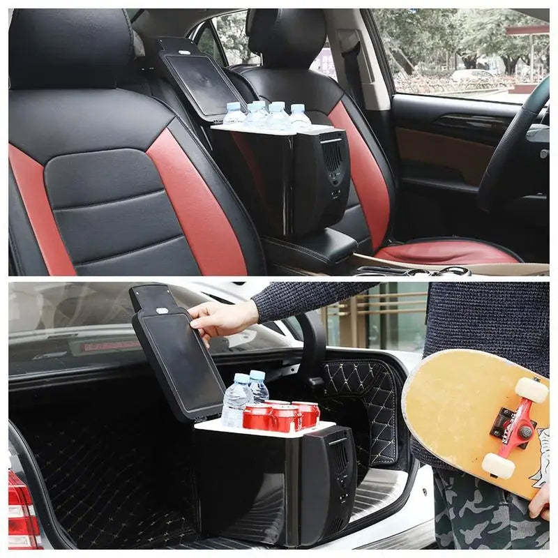 Tragbarer 2-in-1-Kühl- und Wärmekühlschrank für Zuhause, Auto und im Freien