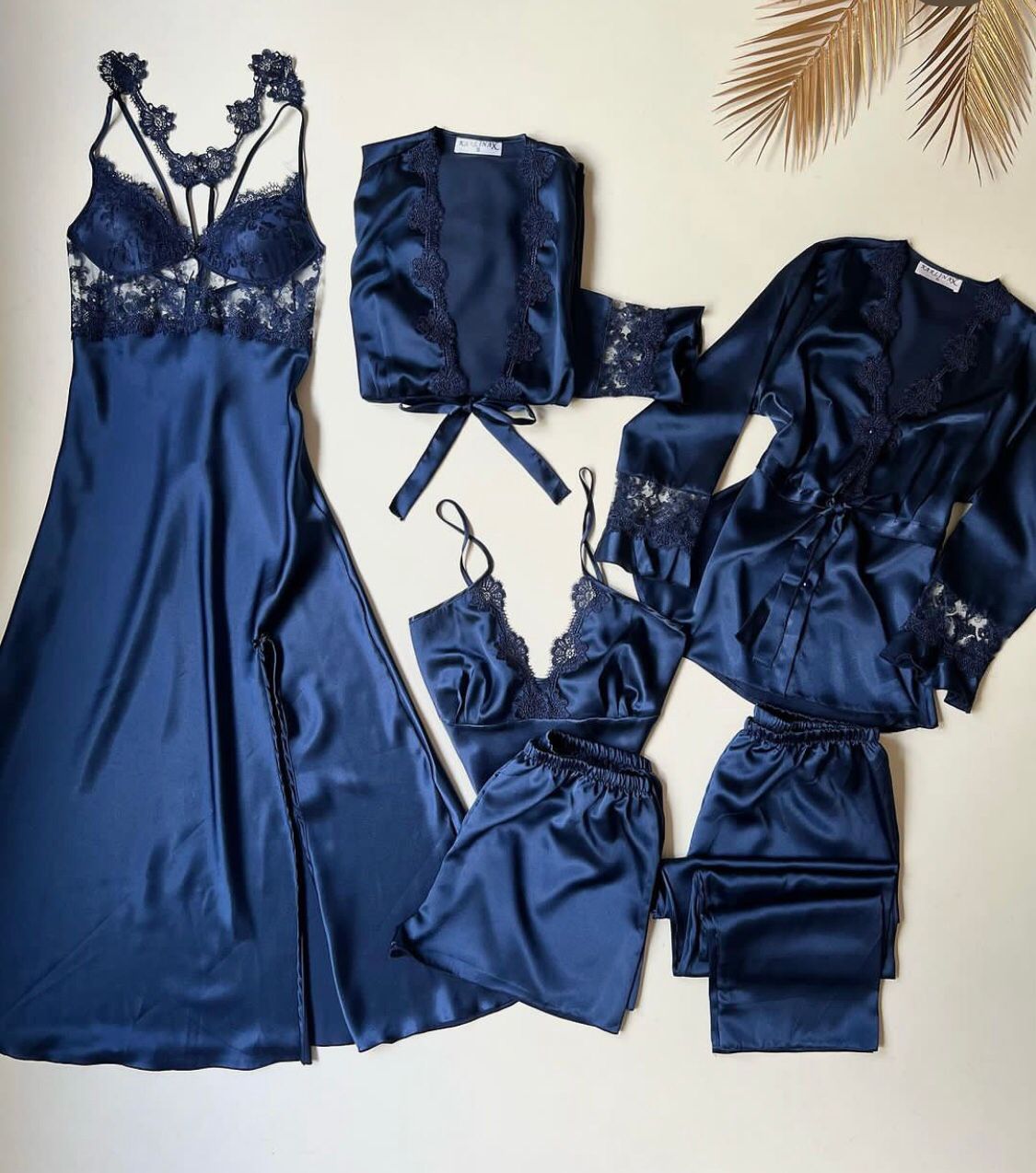 5 PIECES NIGHT DRESS